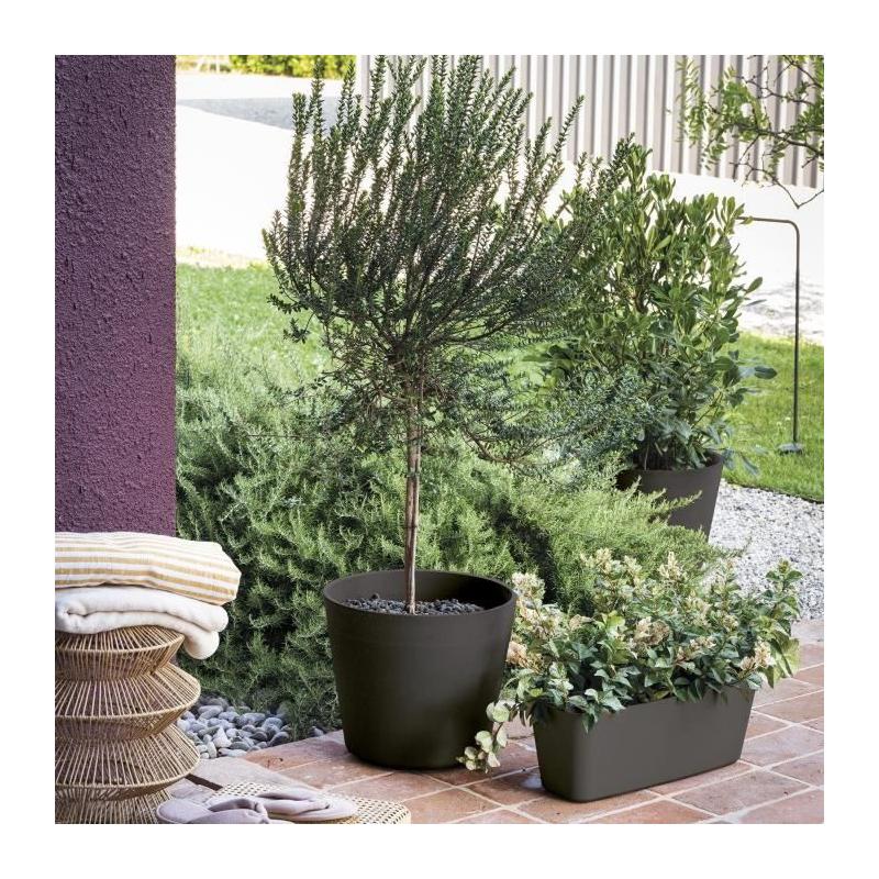 Bac à fleur Jardinière DEROMA - Origine - 12 L - Anthracite