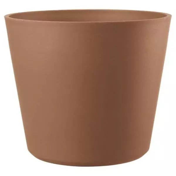 DEROMA Pot de fleurs Origin - 28,6 x 24 cm - 9,6 L - Terre cuite