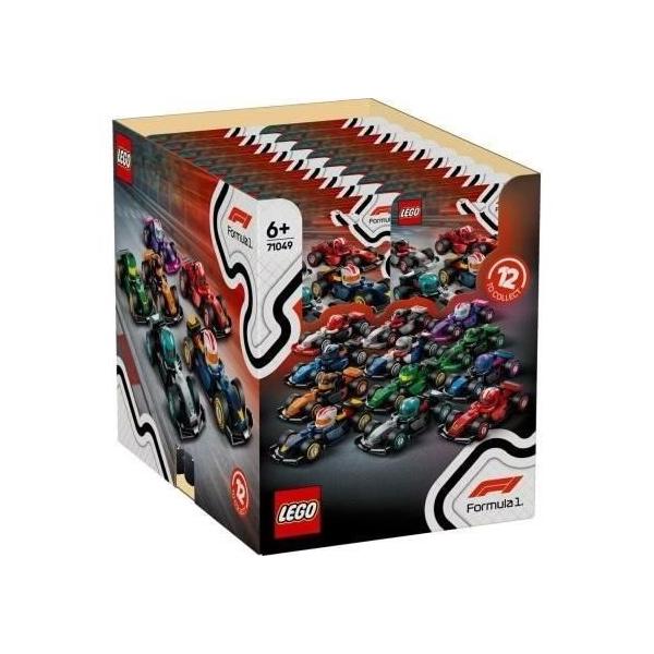 Box de 36 minifigures 71049 Voitures F1 a Collectionner