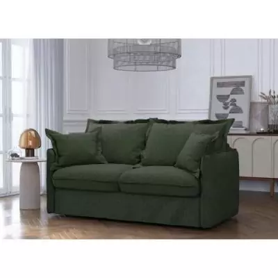 Canapé convertible express MYKONOS - Tissu Como 11 Forest ?️ Canapé convertible express MYKONOS - Tissu Como 11 Forest ?️