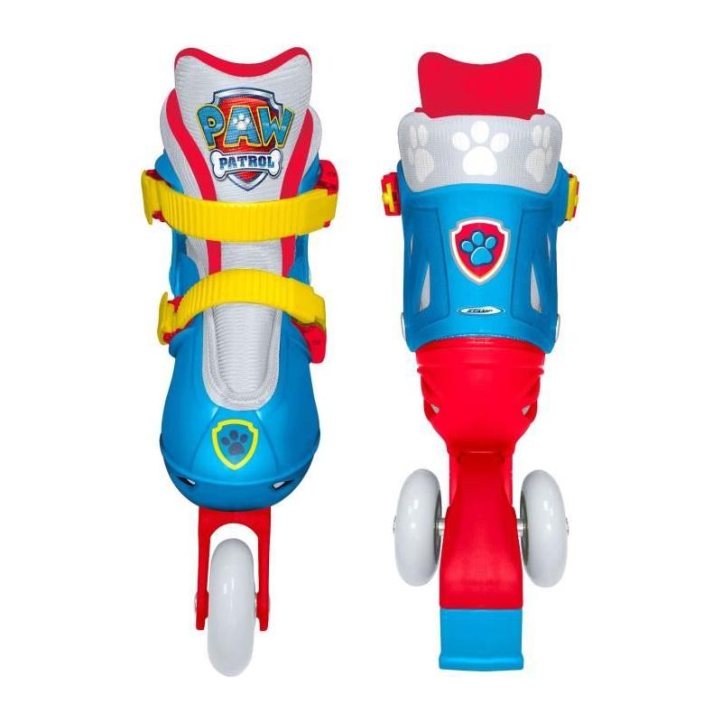 Patins en Ligne 2 en 1 PAW PATROL - PAT PATROUILLE 3 Roues - Tri skate et Roller ajustable - Taille 27-30