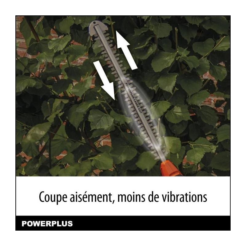 Puissant taille-haie à batterie 40V - lame 60 cm