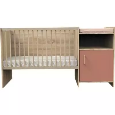 Lit combiné évolutif 90x190 cm CHARLIE - SAUTHON - Terracotta Lit combiné évolutif 90x190 cm CHARLIE - SAUTHON - Terracotta