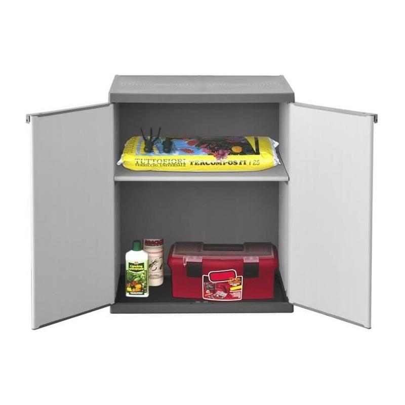 Armoire basse en résine TOOD - Organisation parfaite avec style!