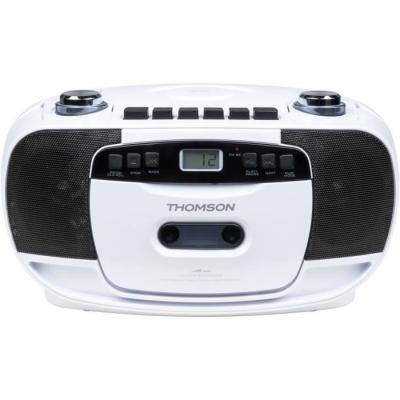 Lecteur CD/Cassette portable Thomson RK201CD - Blanc