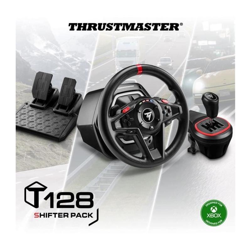 Volant gaming Thrustmaster T128 X Shifter Pack - Noir et Rouge