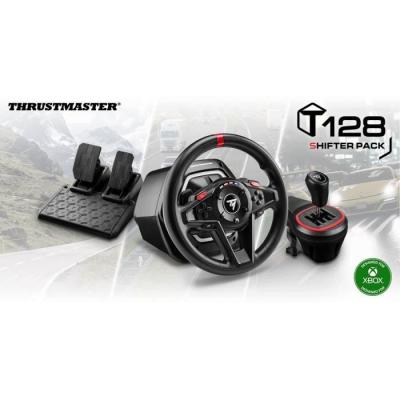 Volant gaming Thrustmaster T128 X Shifter Pack - Noir et Rouge