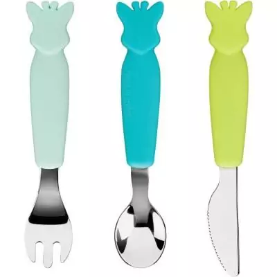 Couverts Sophie la Girafe en Silicone - Assiette Repas