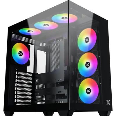 Boîtier PC XIGMATEK Aqua V AIR Cube ATX Verre trempé ARGB Noir