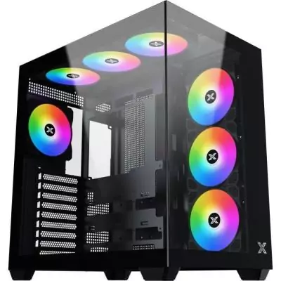 Boîtier PC XIGMATEK Aqua V AIR Cube ATX Verre trempé ARGB Noir