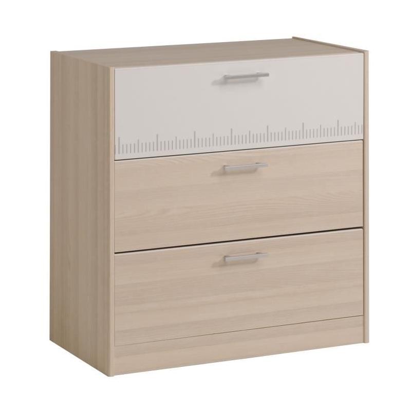 Chambre Enfant Contemporaine Acacia Clair et Blanc - CHARLEMAGNE