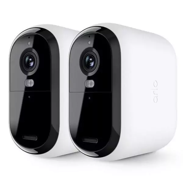 Pack 2 Cameras - ARLO - 2K XL Essential2 - Extérieur - Batterie - Vision nocturne