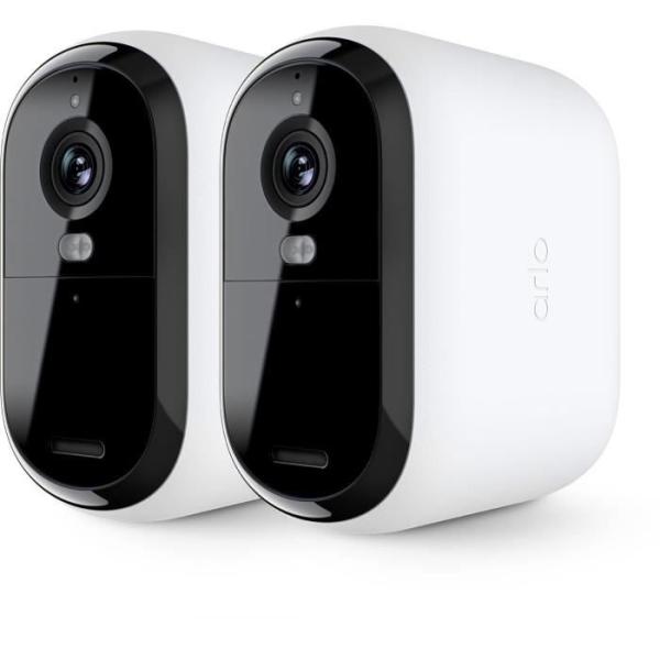 Pack 2 Cameras - ARLO - FHD XL Essential2 - Extérieur - Batterie - Vision nocturne
