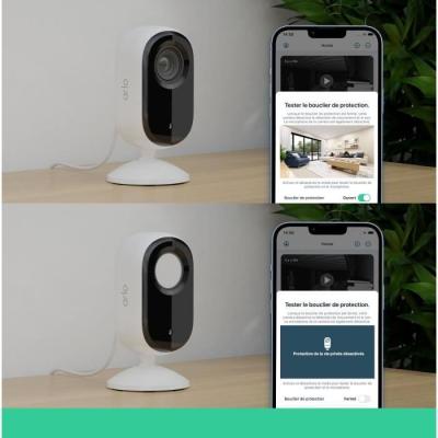 Caméra de surveillance ARLO VMC3260-100EUS 2K - Vision nocturne couleur