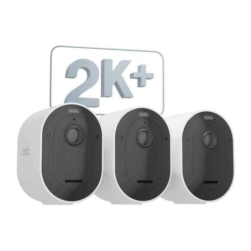 Kit caméra surveillance: Pack 3 Cameras ARLO Pro 5 Extérieur - Batterie - Vision nocturne