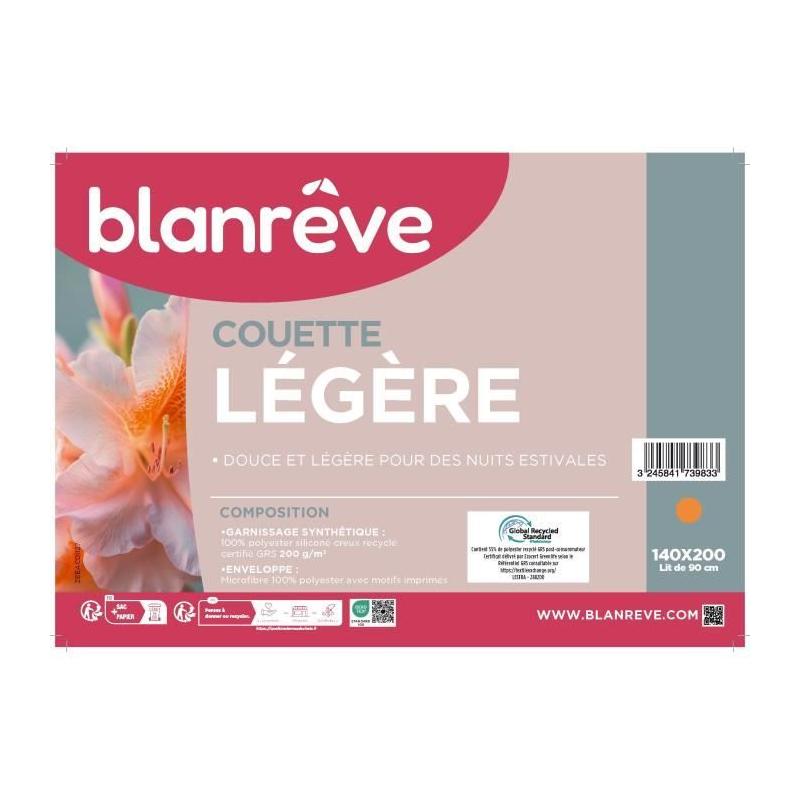 Couette Légère BLANREVE 140x200 cm - Motifs Imprimés