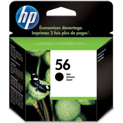 Cartouche d'encre noire HP 56 authentique pour HP OfficeJet & PSC