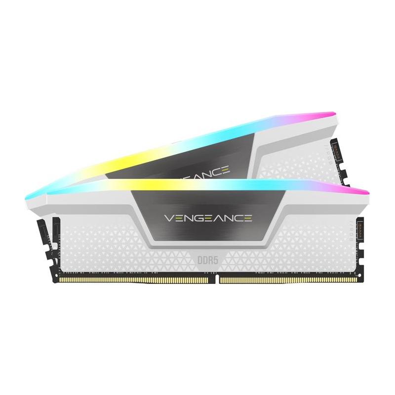 Corsair Vengeance RGB DDR5 32 Go - 6000 MHz Blanc