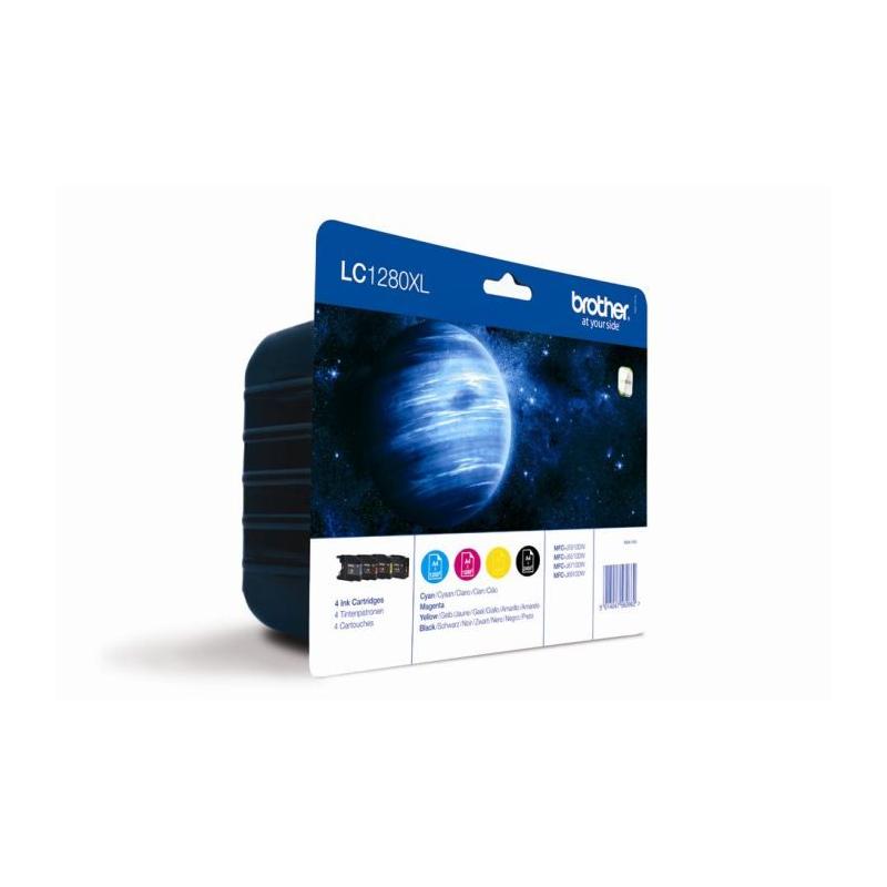 Cartouches d'encre Brother LC1280XL Multicolores - Pack Multipack
