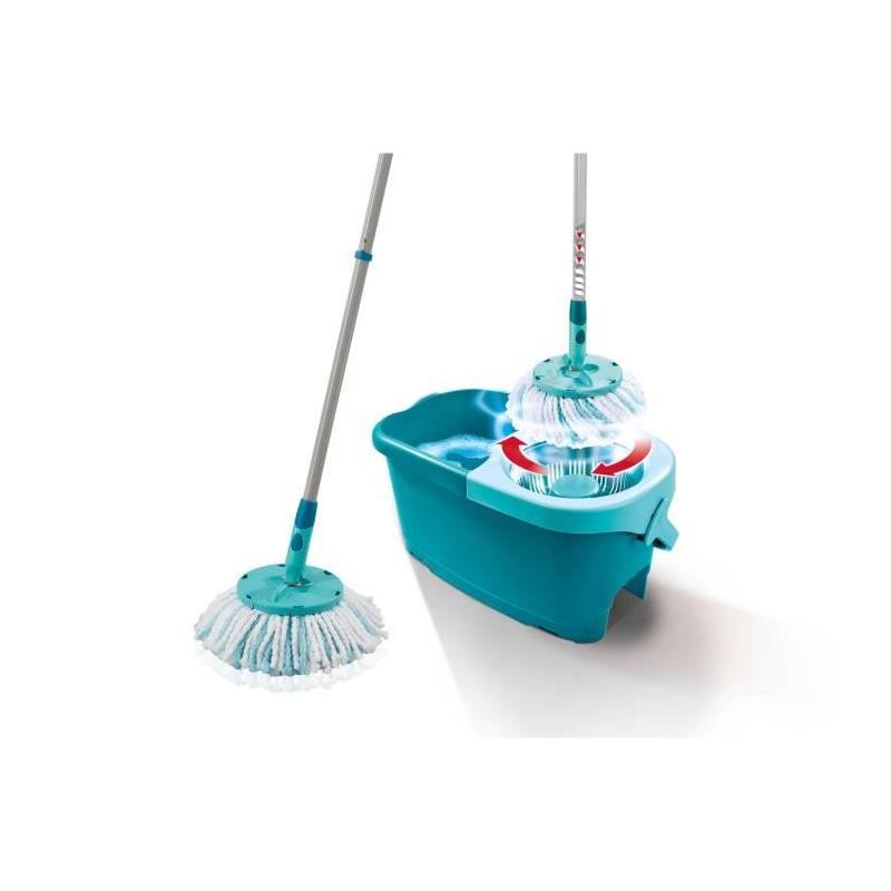 Set de lavage révolutionnaire Leifheit Clean Twist Disc Ergo - nettoyez facilement!
