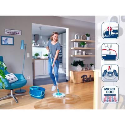 Set de lavage révolutionnaire Leifheit Clean Twist Disc Ergo - nettoyez facilement!