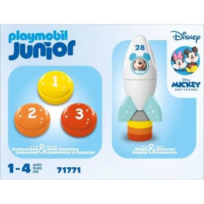 Figurine Mickey astronaute et sa fusée : un jouet Disney en 5 pièces pour les petits dès 12 mois