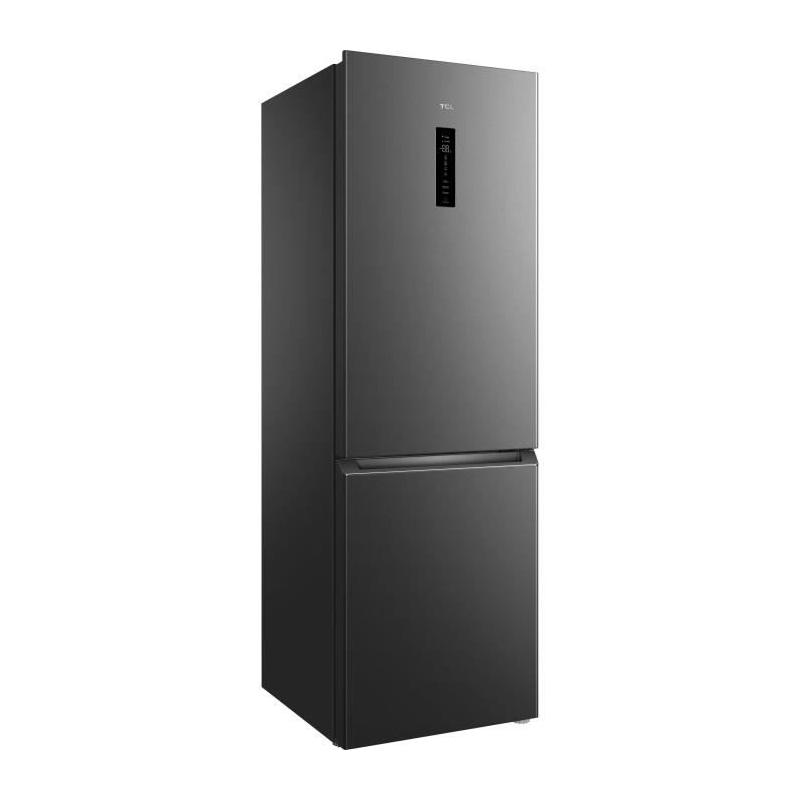 Réfrigérateur combiné TCL RP318BSC0 - 2 portes - 318 L - Gris Quartz