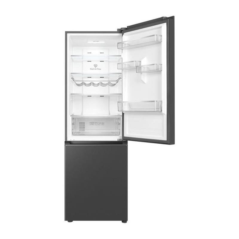 Réfrigérateur combiné TCL RP318BSC0 - 2 portes - 318 L - Gris Quartz