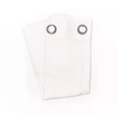 Voilage CHARME - oeillets slub craie - 140 x 240 cm