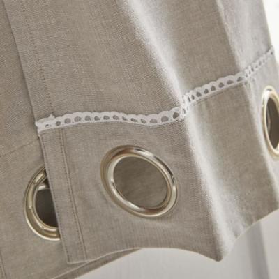 Rideau Double Rideaux Chambray Berenice 140x240 cm - Aujourd'hui