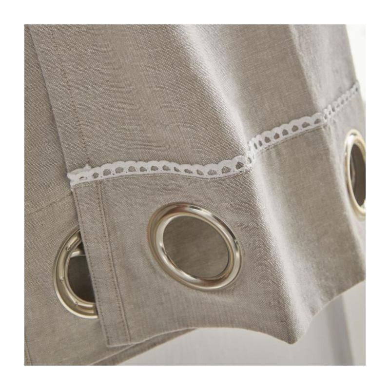 Rideau Double Rideaux Chambray Berenice 140x240 cm - Aujourd'hui