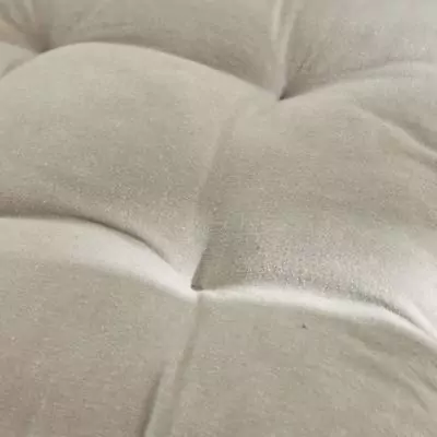 Assise matelassée TODAY CHARME Chambray x Petite Broderie Berenice - 40 x 40 cm