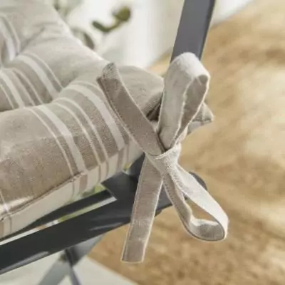 Coussin de chaise matelassé Berenice - 40 x 40 cm