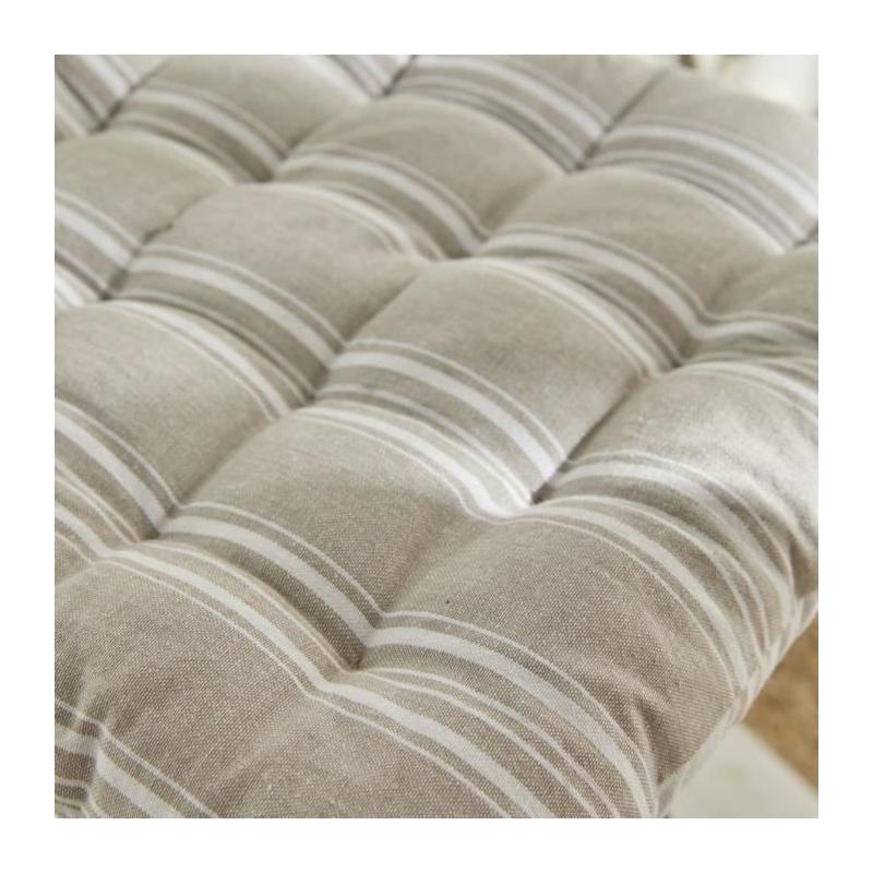 Coussin de chaise matelassé Berenice - 40 x 40 cm