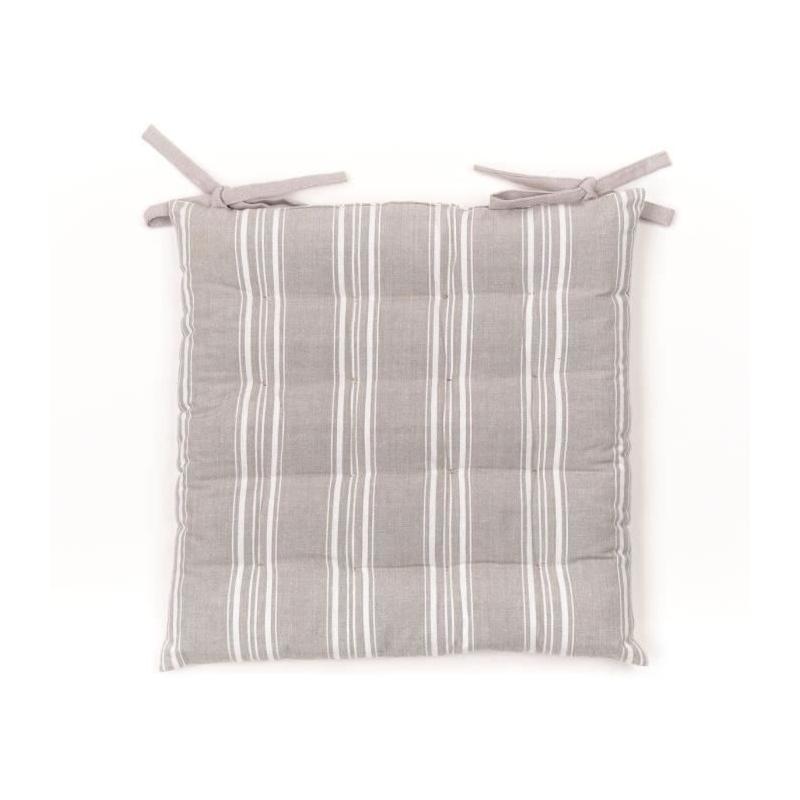 Coussin de chaise matelassé Berenice - 40 x 40 cm