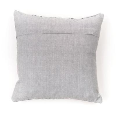 Coussin Charme Chambray x Broderie Capucine - 40 x 40 cm