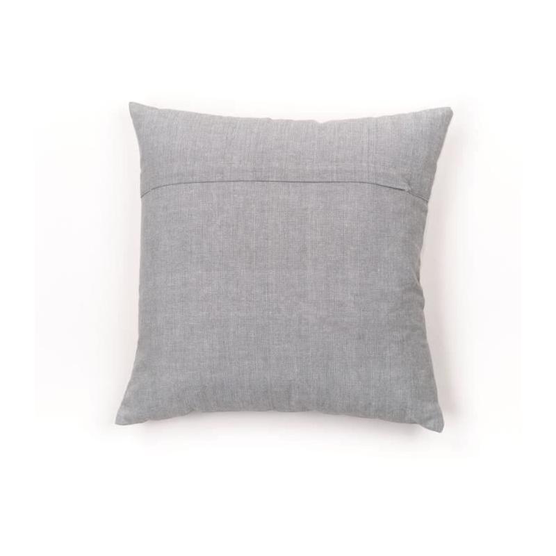 Coussin de Chaise Charme - Slub x Chambray x Pompon Capucune