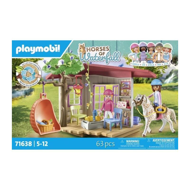 Figurine miniature PLAYMOBIL - Espace détente cavalieres