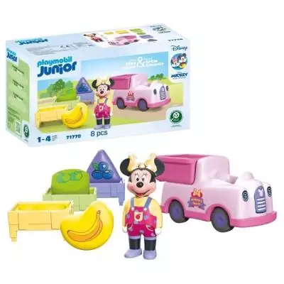 Jouet PLAYMOBIL Junior Minnie et sa voiturette à fruits Jouet PLAYMOBIL Junior Minnie et sa voiturette à fruits
