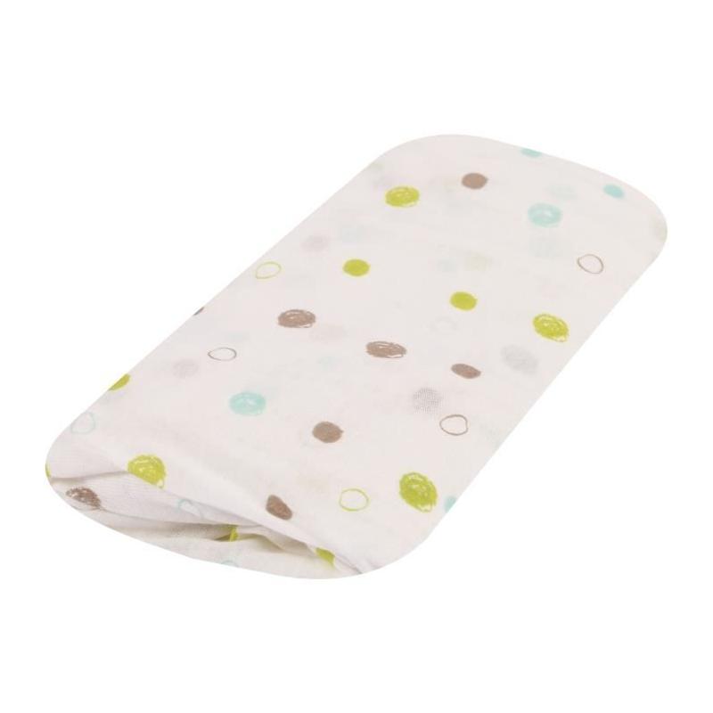 Drap housse DOMIVA 70x140 cm Jersey Imprimé Ecru Pandipanda