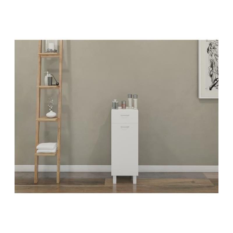 Colonne de salle de bain ESSENTIEL - Blanc - L 30 cm