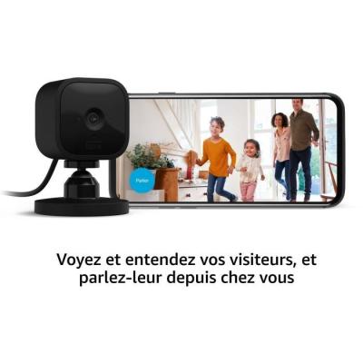 Caméra de surveillance HD 1080p avec vision nocturne et détection de mouvements