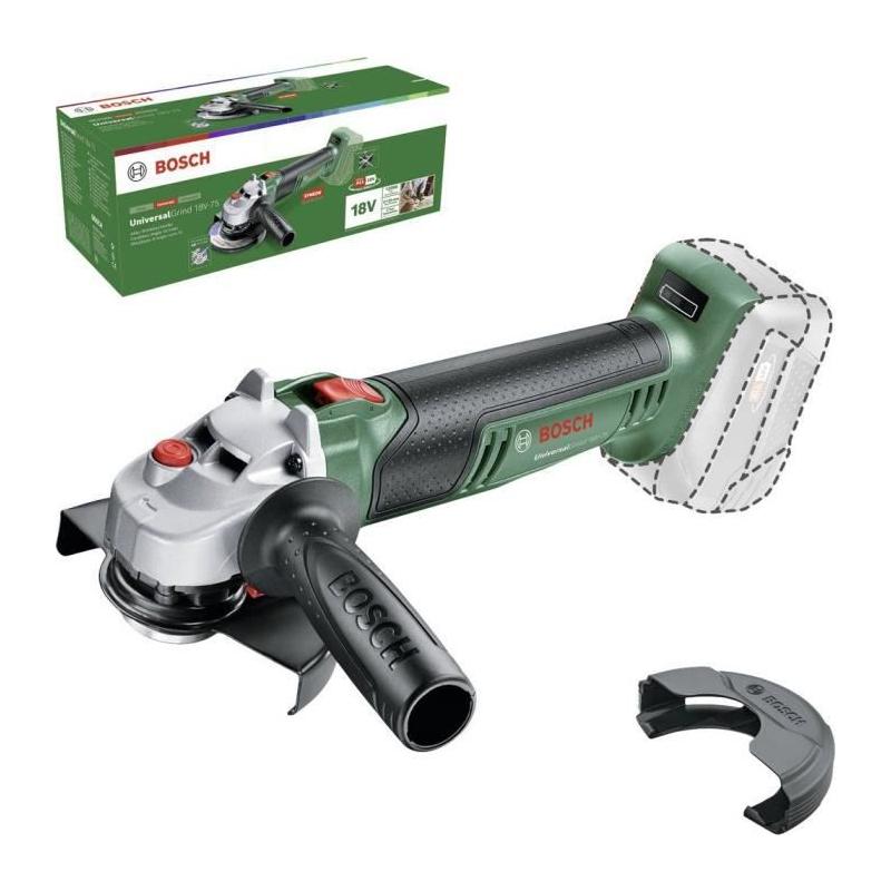 Meuleuse angulaire BOSCH UniversalGrind 18V-75 - Sans fil - 125mm