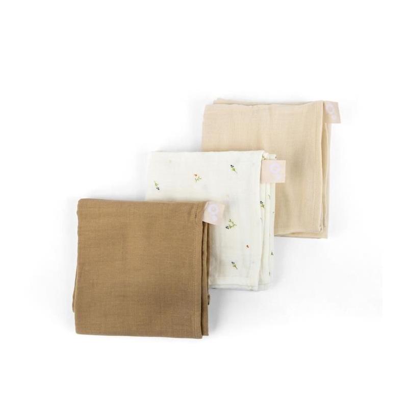 Lot de 3 langes bio DOOMOO - Douceur et qualité certifiée Oeko-Tex