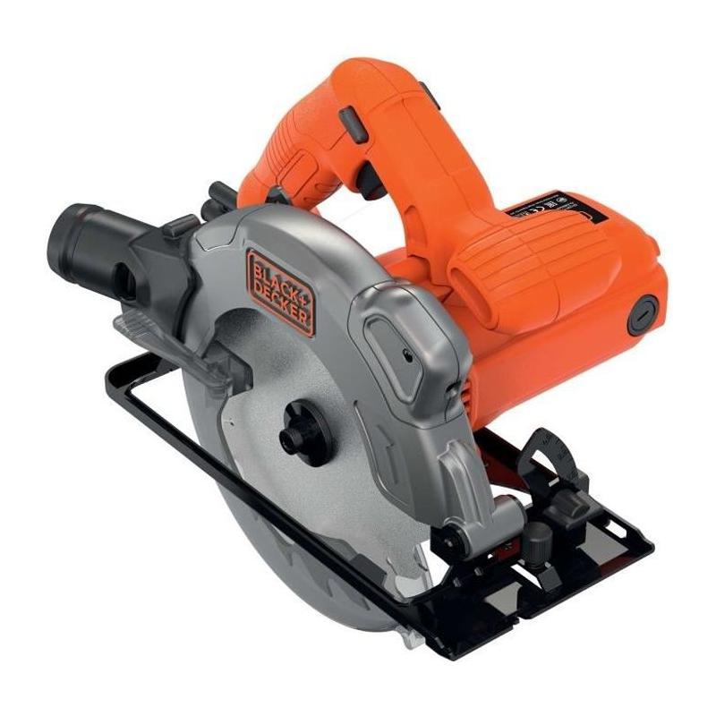 Scie Circulaire Filaire 1250W BLACK+DECKER - Précision et Puissance