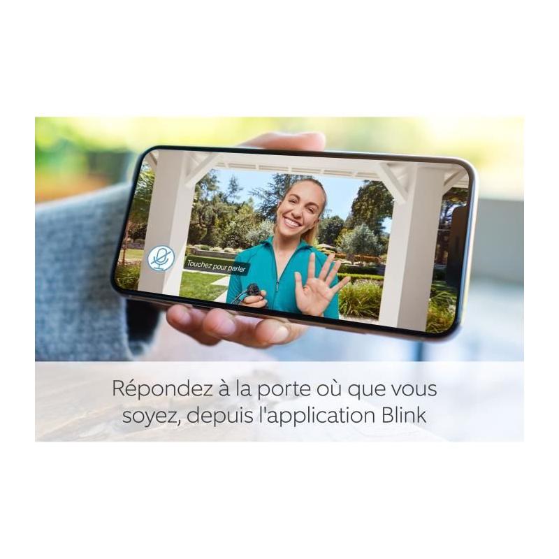 Sonnette intérieure Interphone BLINK HOME SECURITY - Noir