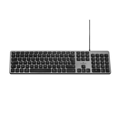 Clavier Filaire Bluestork KB Mac Azerty Compatible Mac Noir