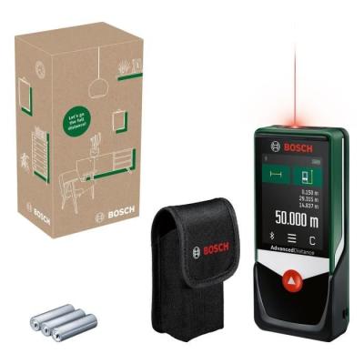 Mesurez avec précision jusqu'à 50m avec le Télémetre laser AdvancedDistance 50 C Bosch
