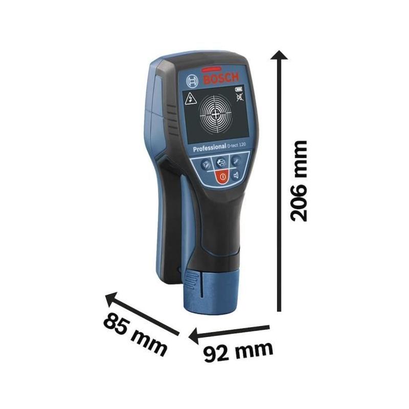 Détecteur mural Bosch Professional D-Tect 120 + Housse - 0601081303