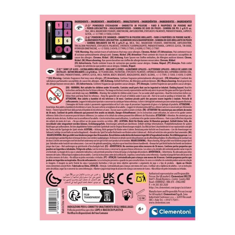 Palette de maquillage CLEMENTONI - Printemps - Puzzle